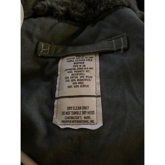 USGI N-3B Extreme Cold Weather Parka Small Army USN Issue - Picture 4 of 4